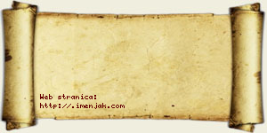 Anđela Belić vizit kartica